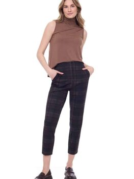 InWear  Wrylie Leather Trouser Americano - Tryst Boutique
