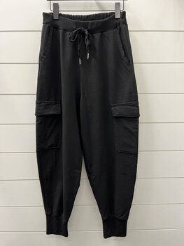 Joselle Soft Scuba Jogger In Black – Krush Clothing Boutique