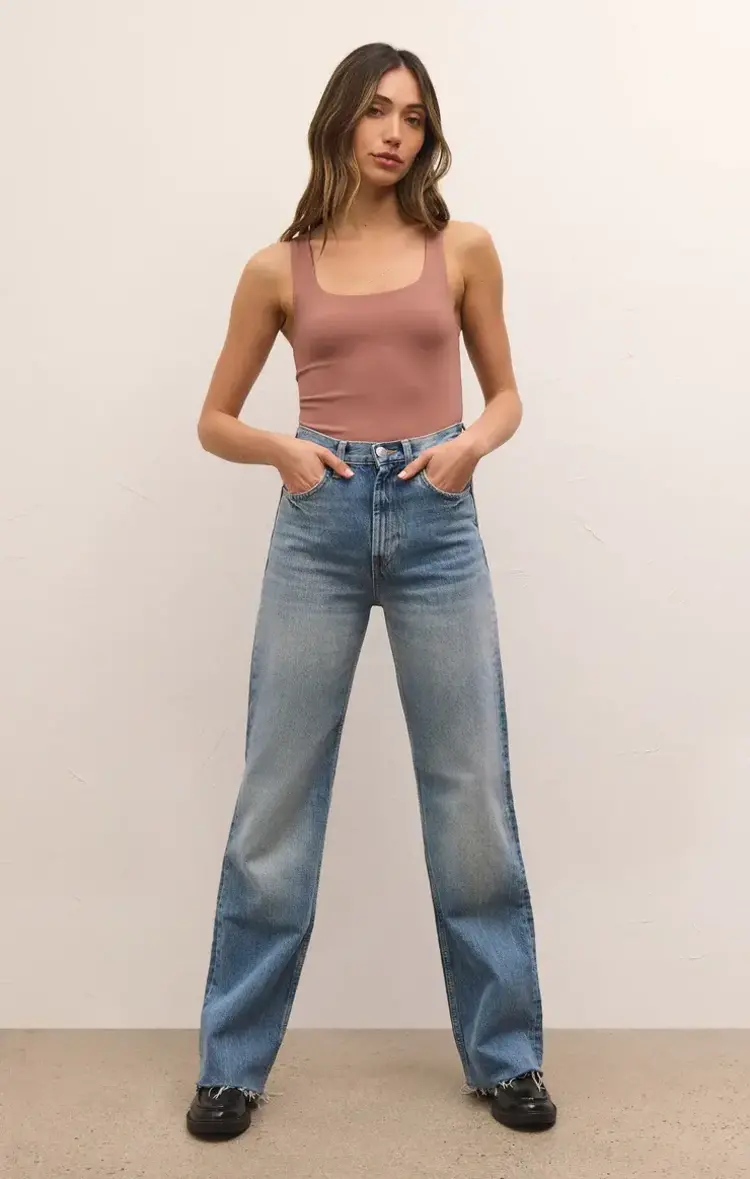 ZSupply Alana So Smooth Bodysuit Tiger Eye