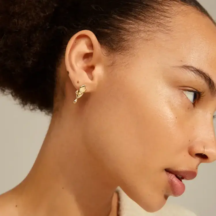 Pilgrim Jewellery Alyssa Recycled Earrings Gold