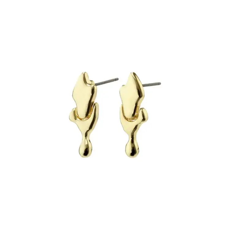 Pilgrim Jewellery Alyssa Recycled Earrings Gold