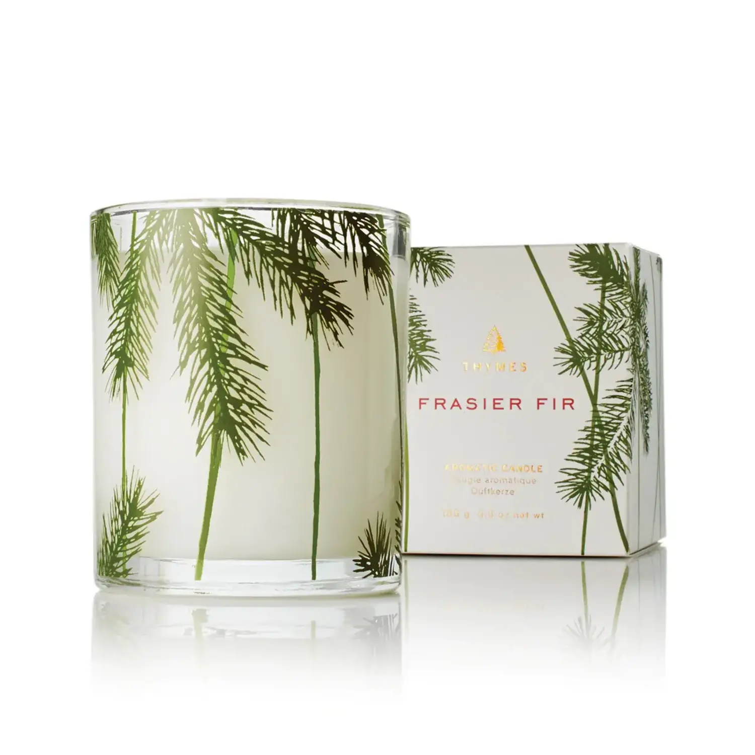 Thymes Frasier Fir Candle, Pine Needle Design