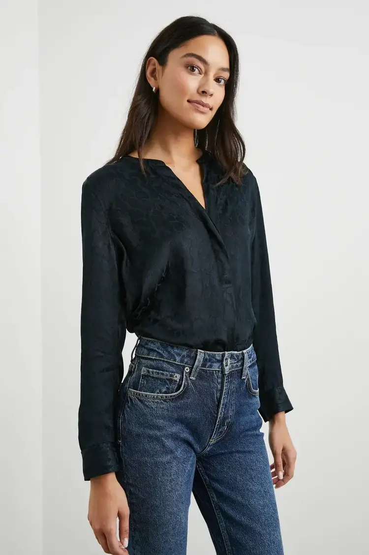 Rails Pearl Top Onyx Leopard