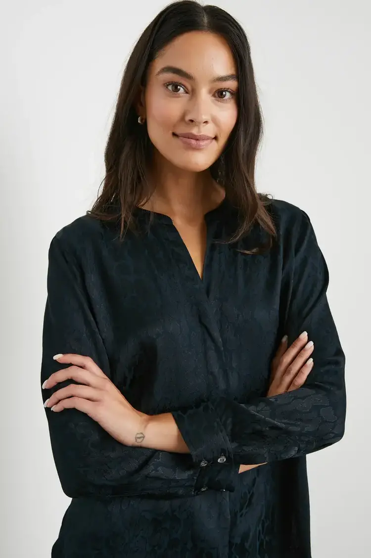 Rails Pearl Top Onyx Leopard