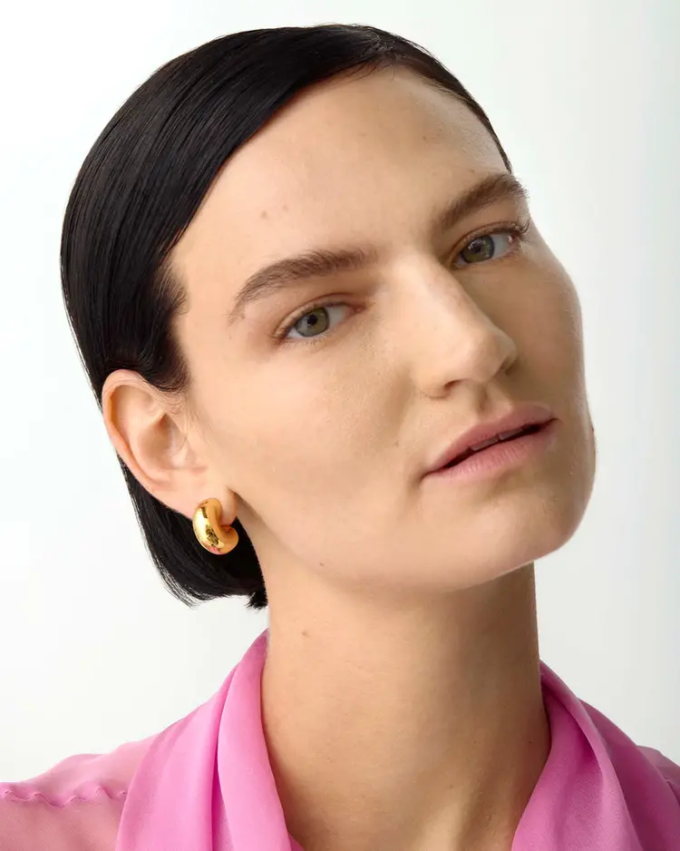 Jenny Bird Tome Hoops Medium Gold