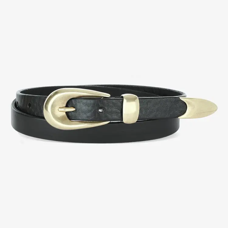 Brave Leather Kitt Belt Black Bridle