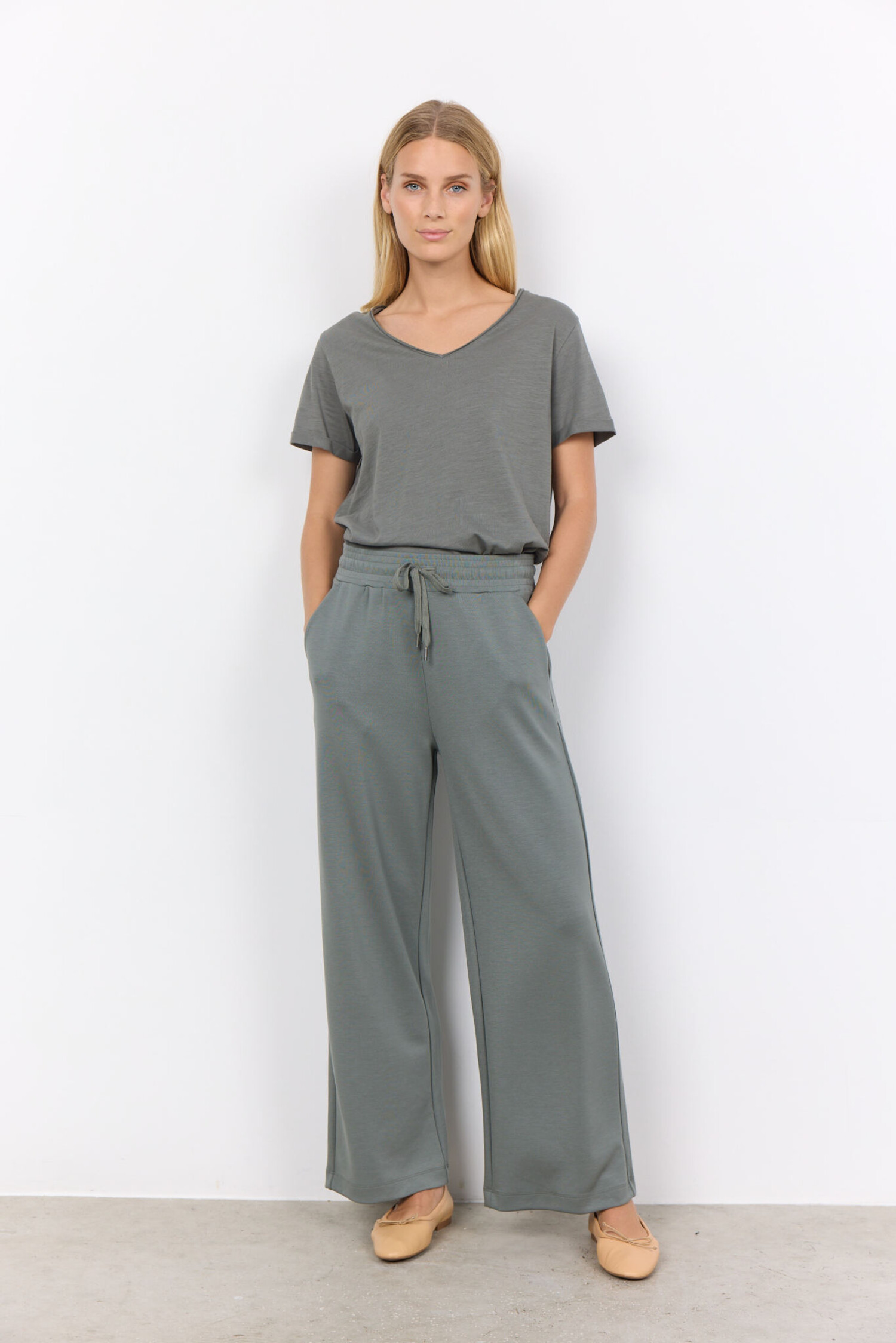 Banu Brushed Knit Pants - SOYA CONCEPT, Women's Clothing & Accessories, Bellissima Fashions