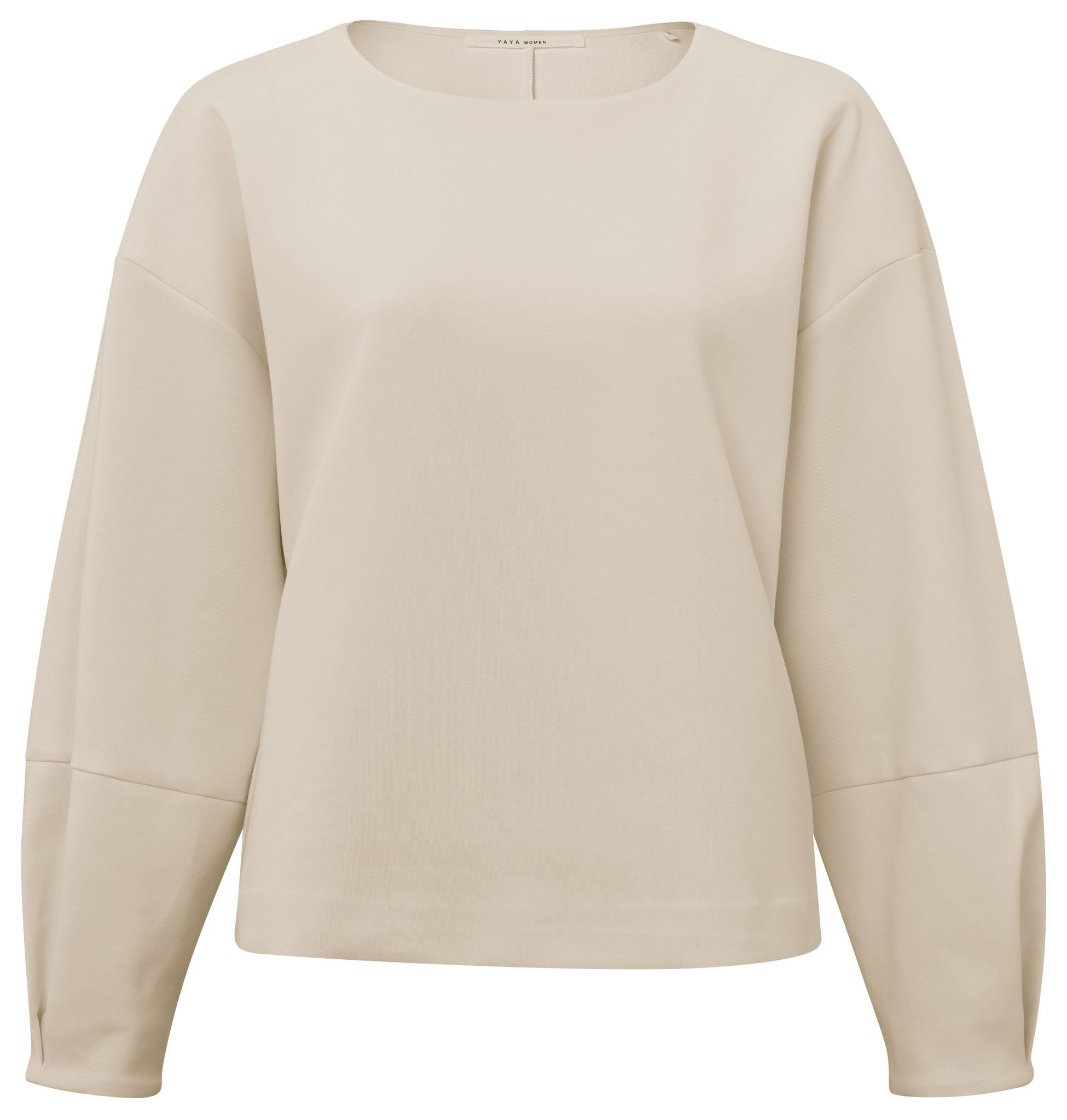 Sweatshirt with puff online sleeves