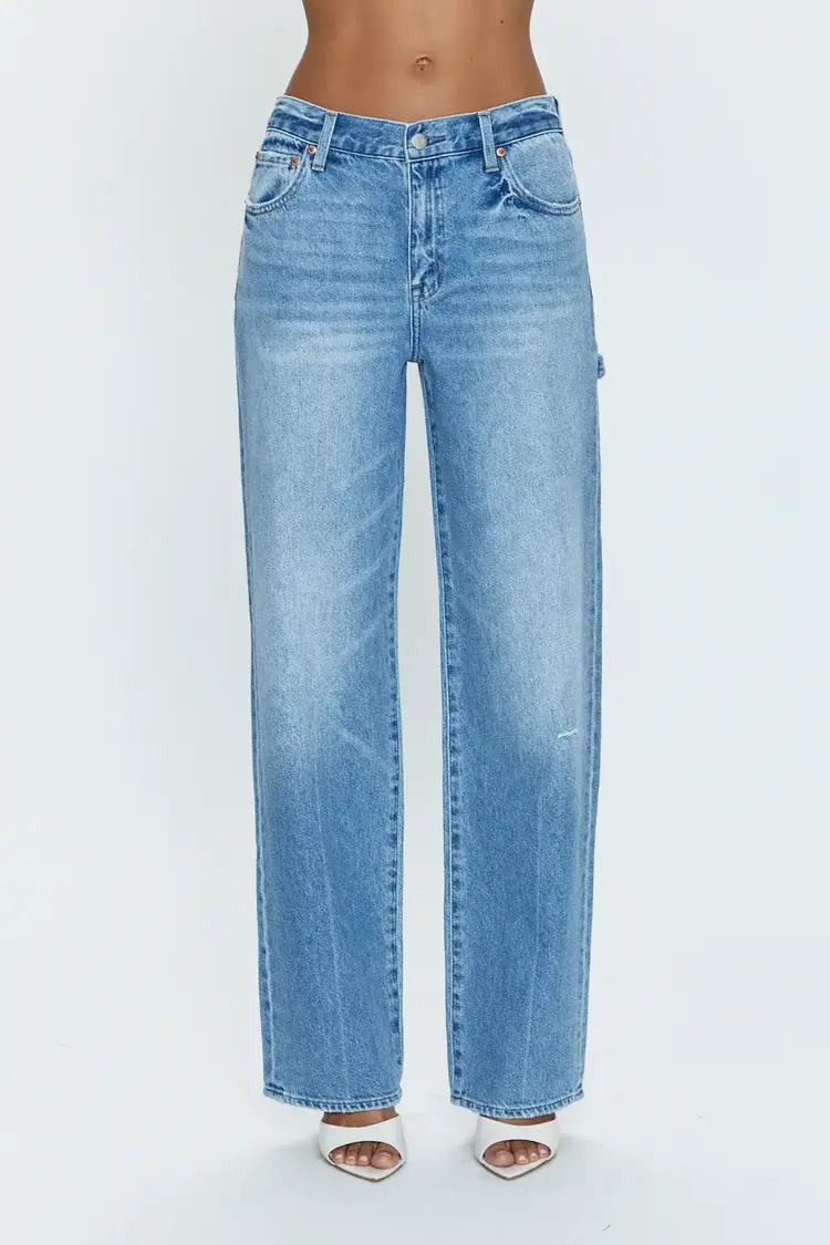 Pistola Bobbie Carpenter Mid Rise Loose Straight - Brandenburg Vintage