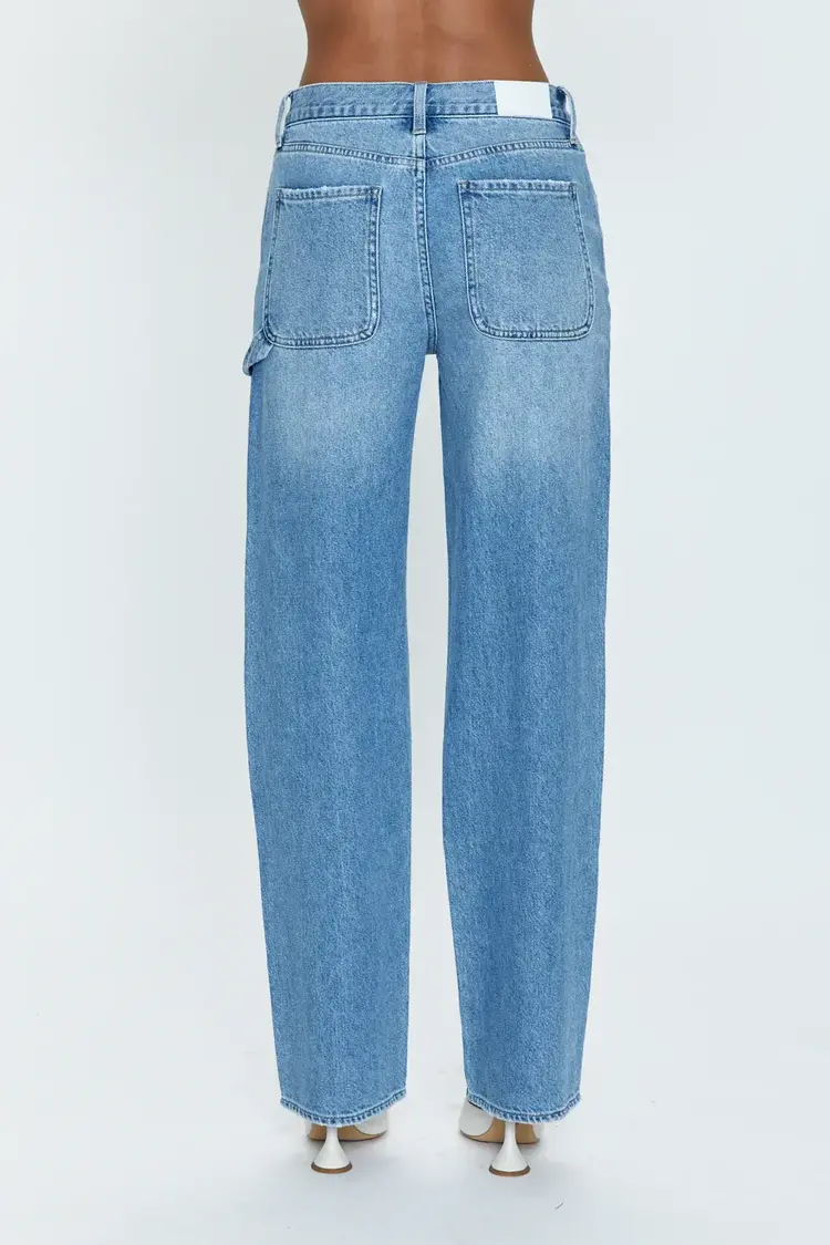 Pistola Bobbie Carpenter Mid Rise Loose Straight - Brandenburg Vintage