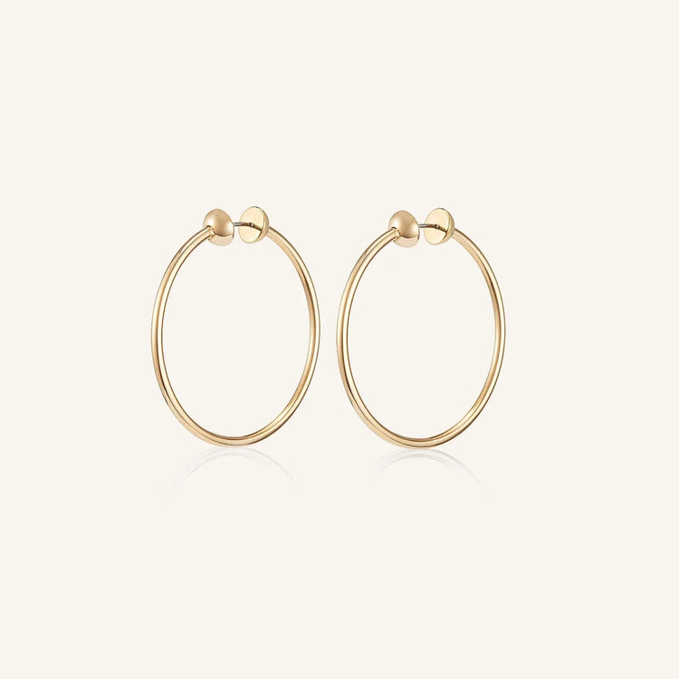 Jenny Bird Icon Hoops Small Gold