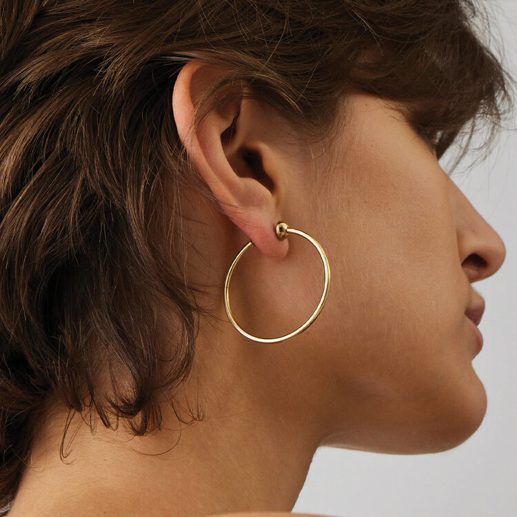 Jenny Bird Icon Hoops Small Gold