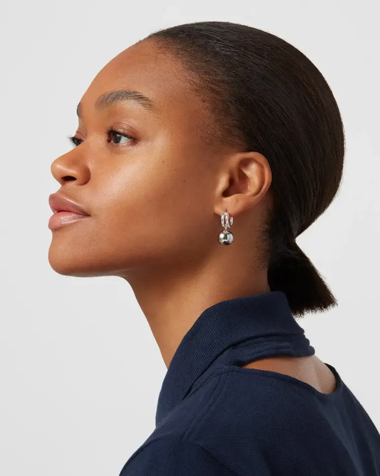 Jenny Bird Lyra Huggies Silver