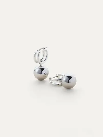 Jenny Bird Lyra Huggies Silver