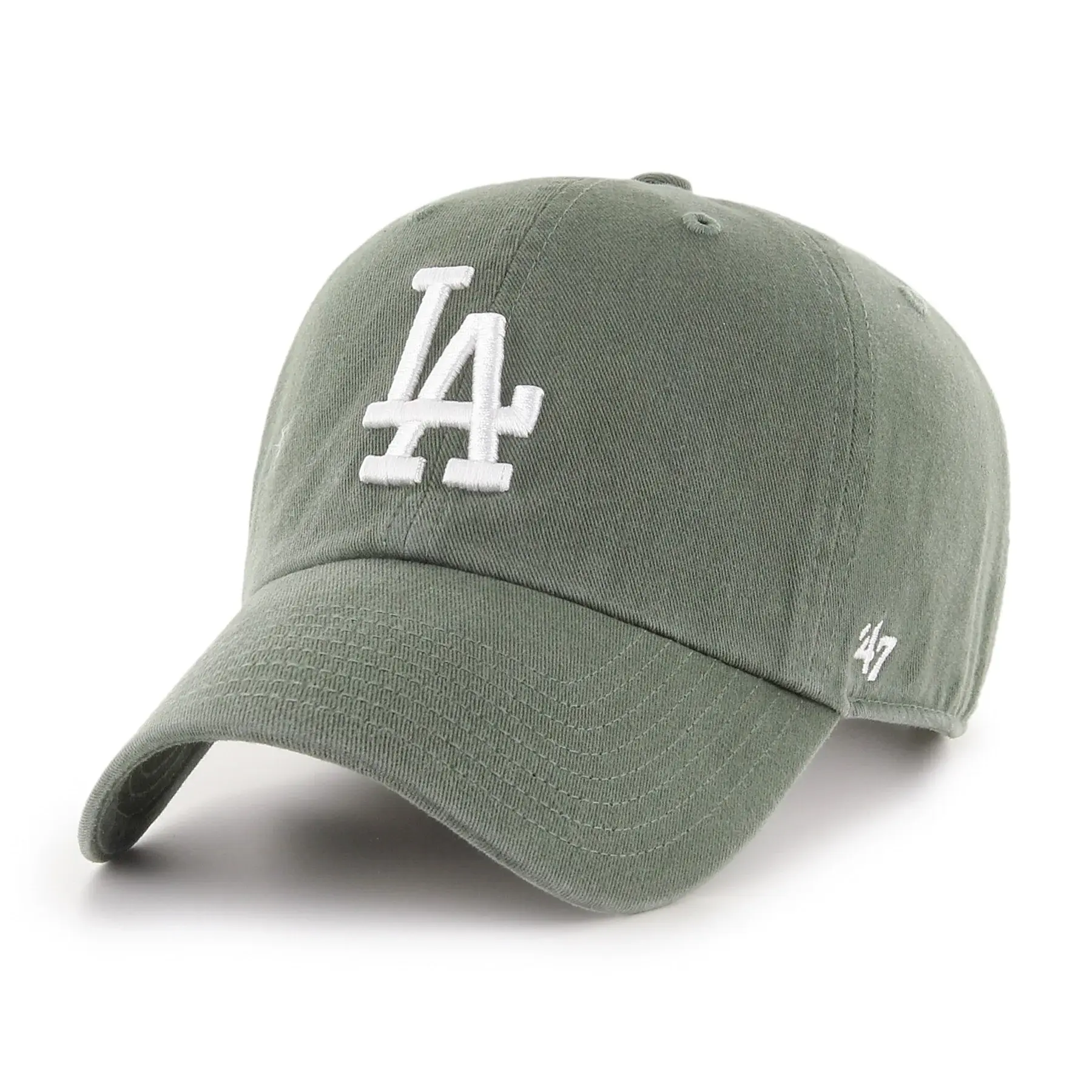 47 Brand  MLB Clean Up Cap LA Dodgers Dark Green - Tryst Boutique