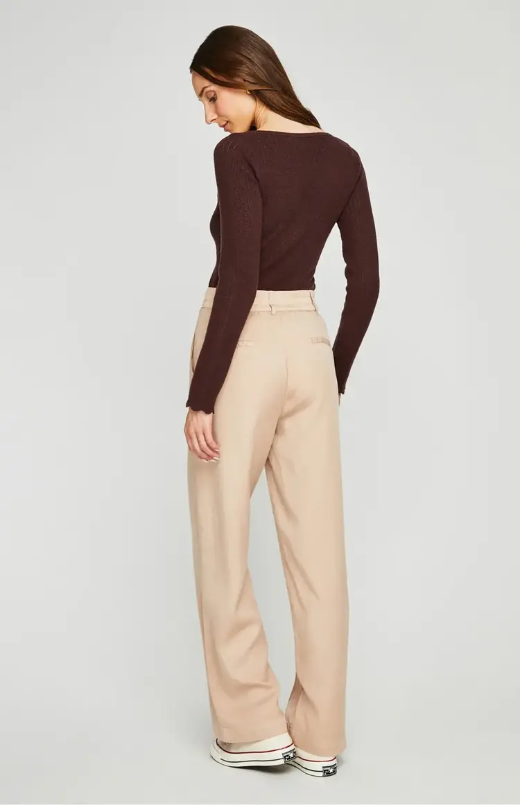 Gentle Fawn Annie Long Sleeve Top Chocolate