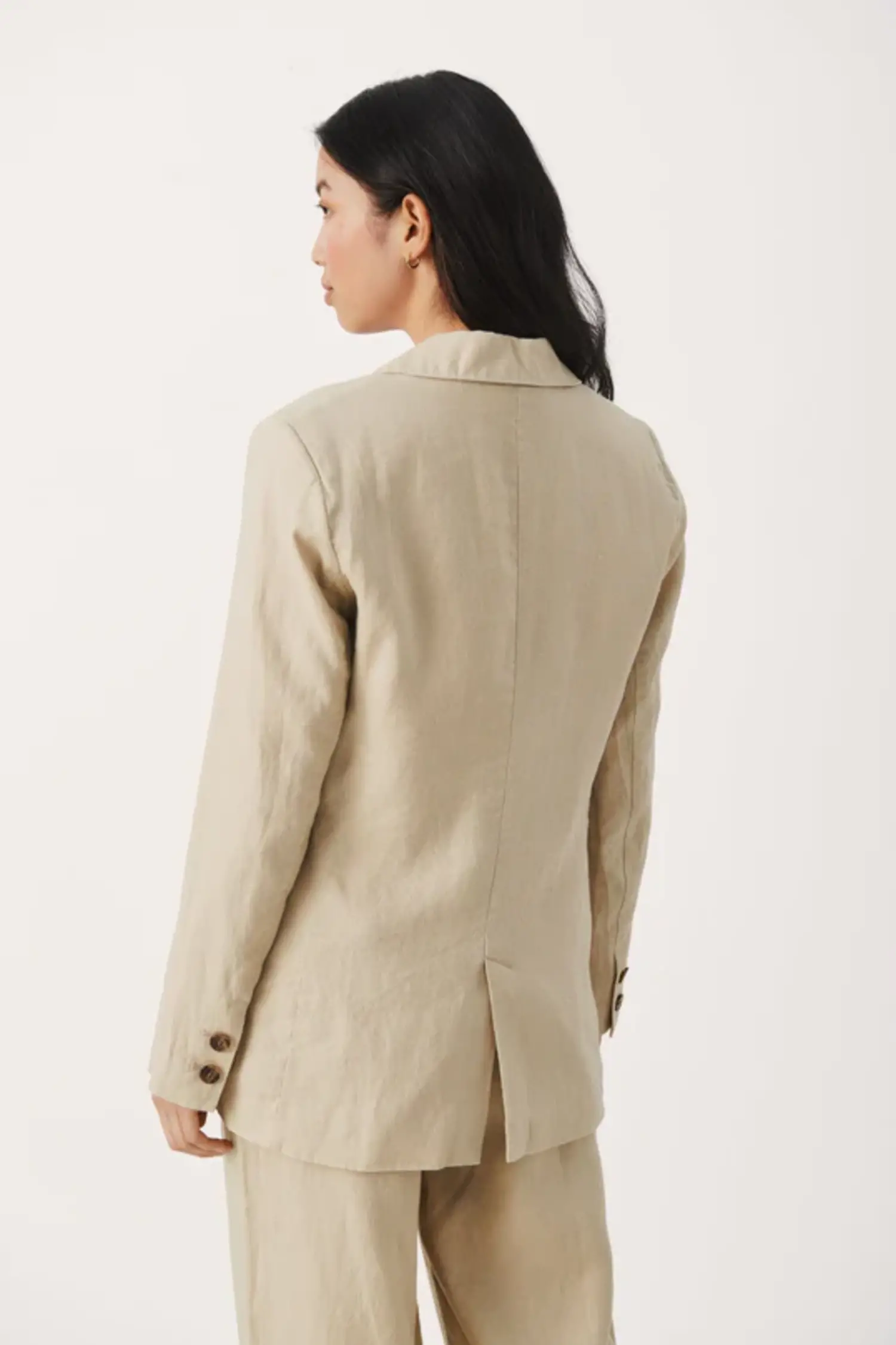 Part Two | Nyan Linen Blazer French Oak - Tryst Boutique