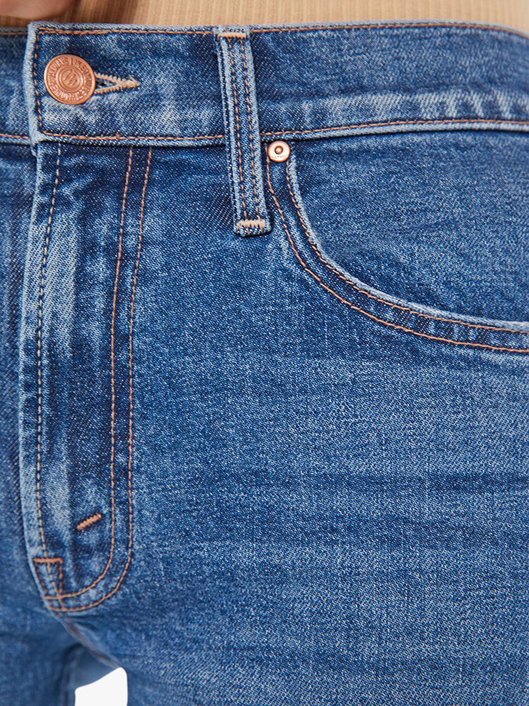 MOTHER The Mid Rise Rider Ankle Fray - Local Charm