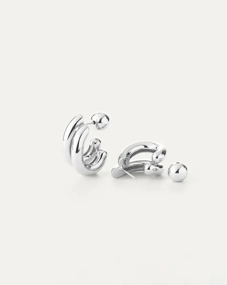 Jenny Bird Florence Earring Silver