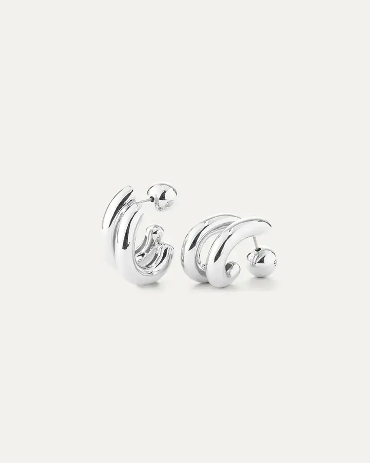 Jenny Bird Florence Earring Silver