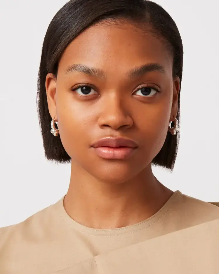 Jenny Bird Maeve Hoops Small Silver