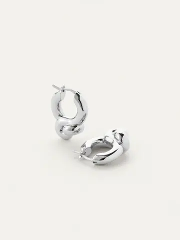 Jenny Bird Maeve Hoops Small Silver