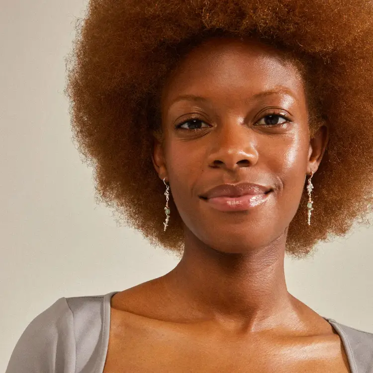 Pilgrim Jewellery CLOUD Recycled Earrings  Silver Multi