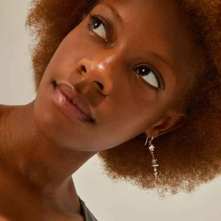 Pilgrim Jewellery CLOUD Recycled Earrings  Silver Multi