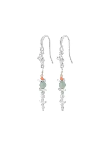 Pilgrim Jewellery CLOUD Recycled Earrings  Silver Multi