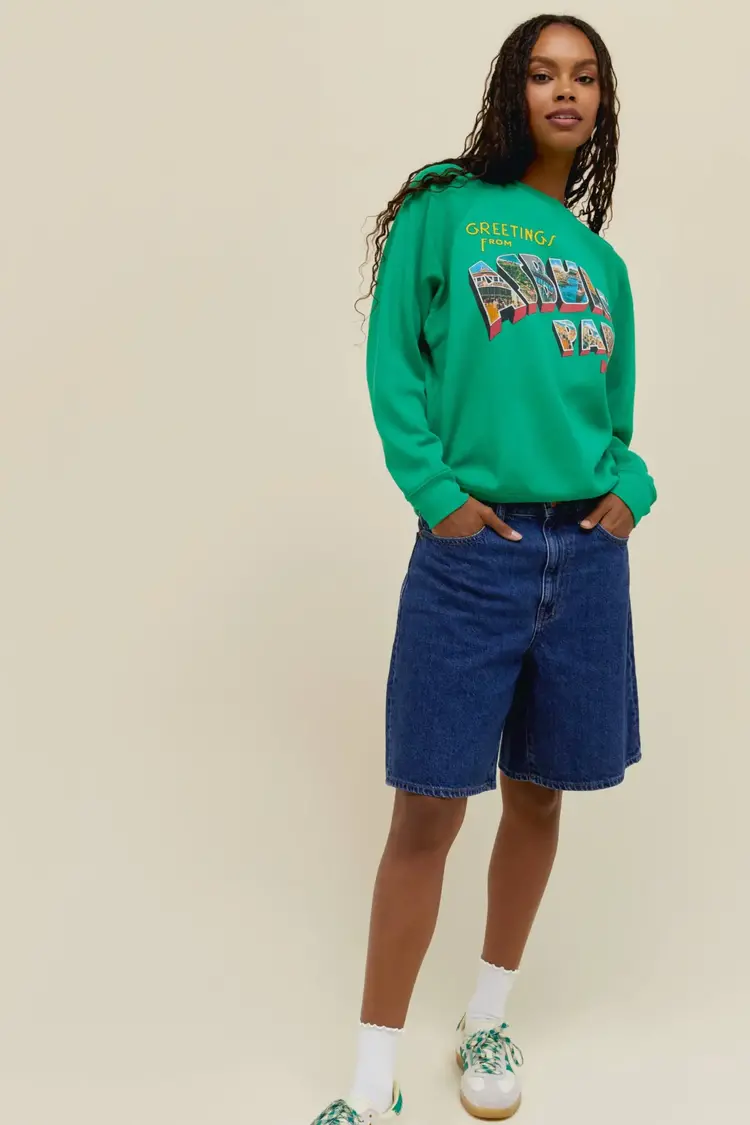 Daydreamer Bruce Springsteen Ashbury Park Sweatshirt Lucky Green