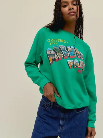 Daydreamer Bruce Springsteen Ashbury Park Sweatshirt Lucky Green