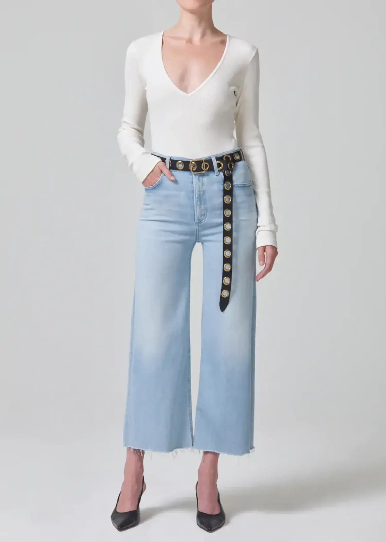 Citizens of Humanity | Lyra Crop Wide Leg Marquee - Tryst Boutique