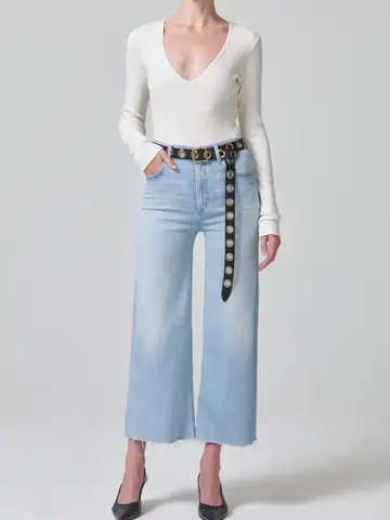 Citizens of Humanity Lyra Crop Wide Leg - Marquee