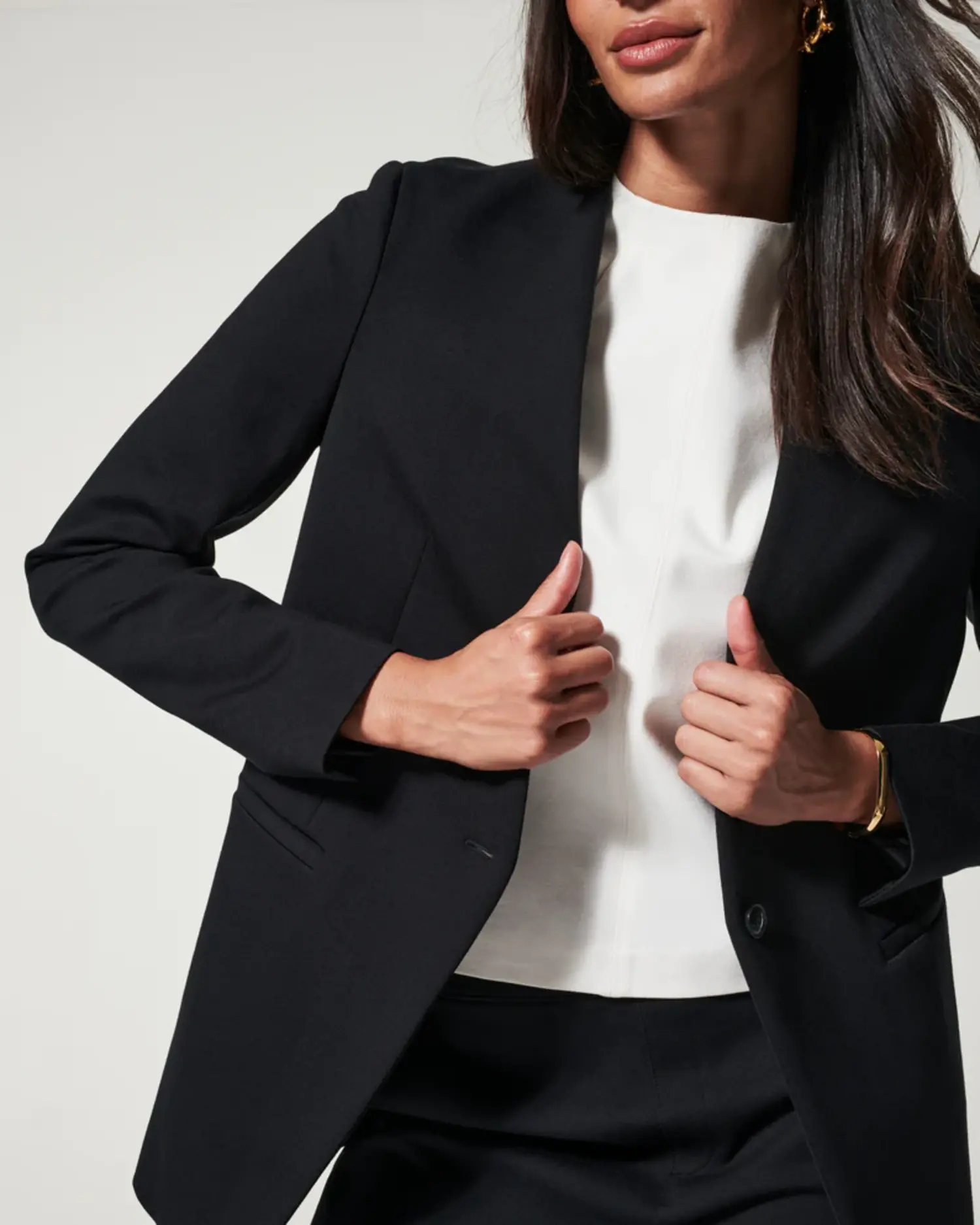 SPANX, Jackets & Coats, Spanx The Perfect Oversized Blazer Classic Black