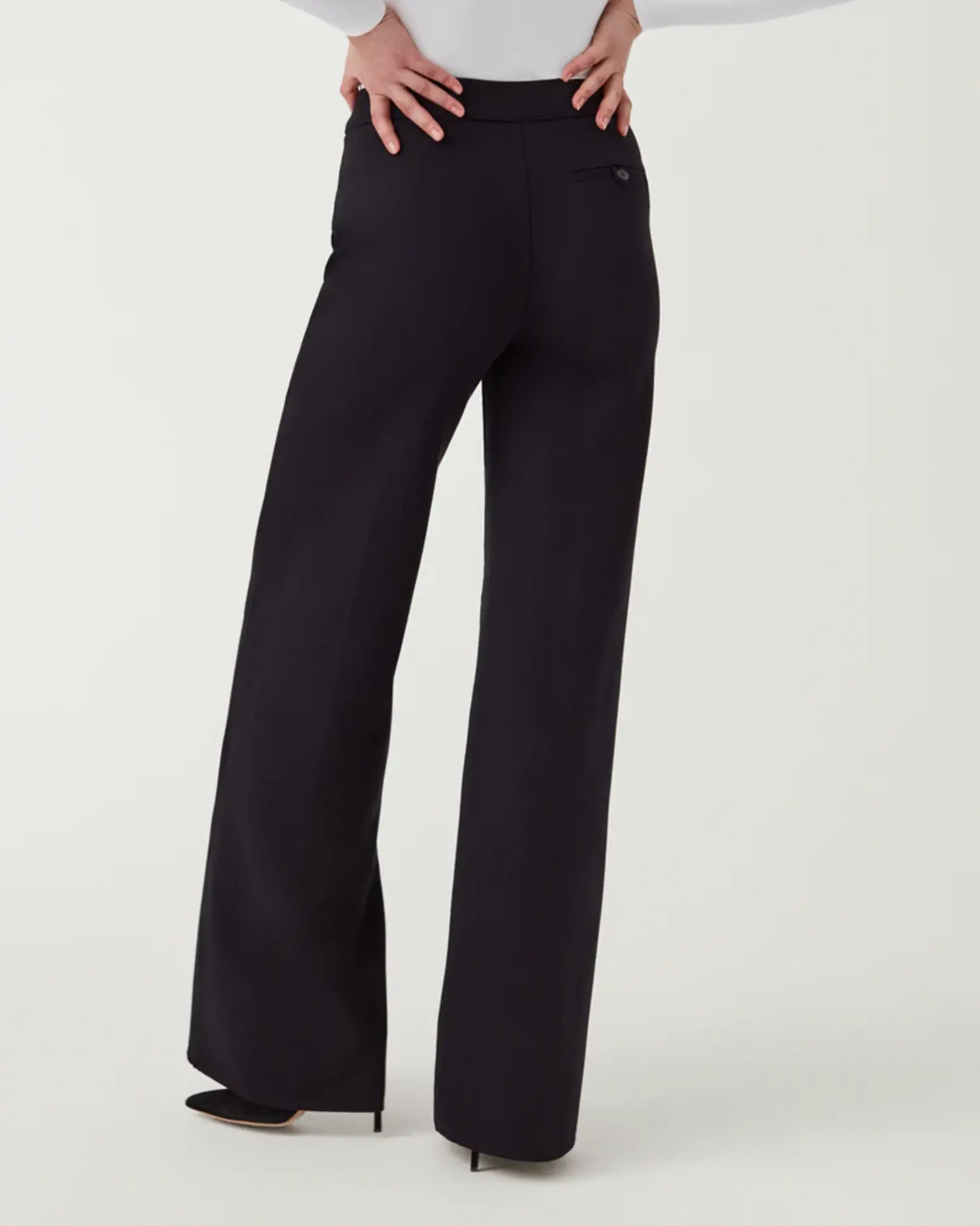 SPANX, Pants & Jumpsuits, Spanx The Perfect Pant Slim Straight Black  Legging Ponte Pants Size 3x Nwot