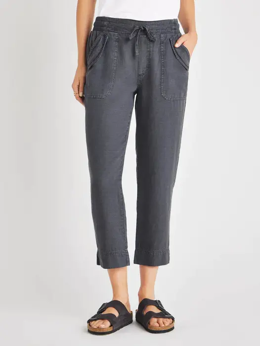 Camille Tapered Linen Pant