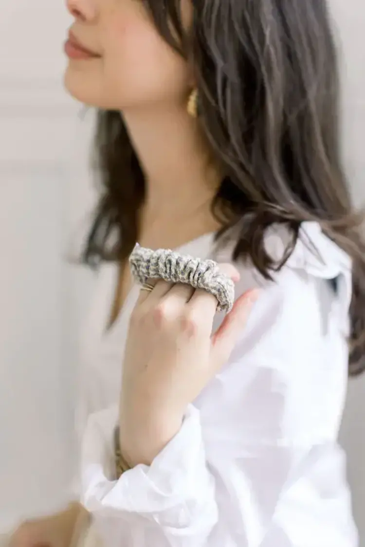 Chelsea King Park Ave York Silk Tween Scrunchie Thin