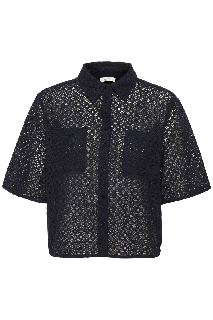 Part Two Ezra Shirt Dark Navy