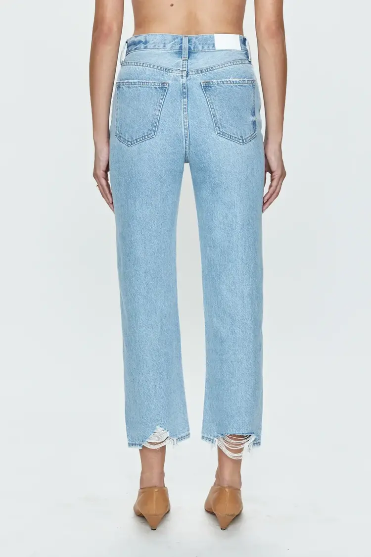 Pistola Cassie Crop Super High Rise Straight - Radiant Vin.