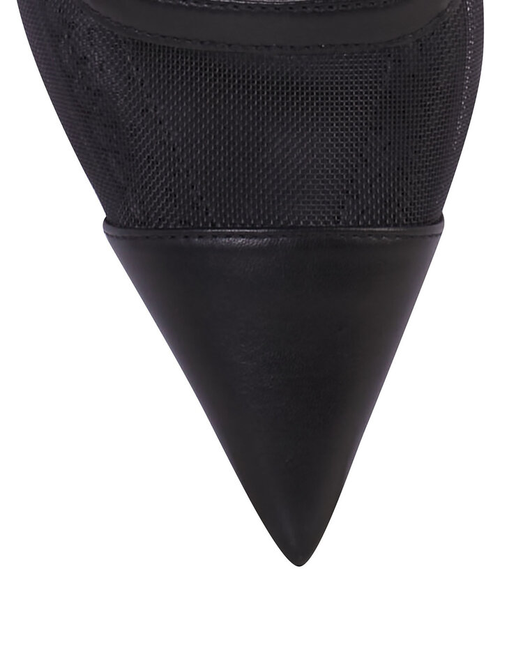 Vince Camuto Renira Kitten Heel  Black/Baby Sheep Mesh