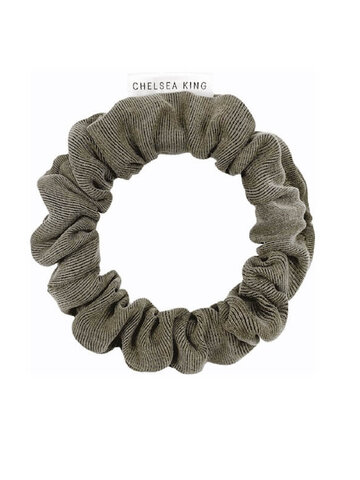 Chelsea King Luxe Olive Scrunchie Thin