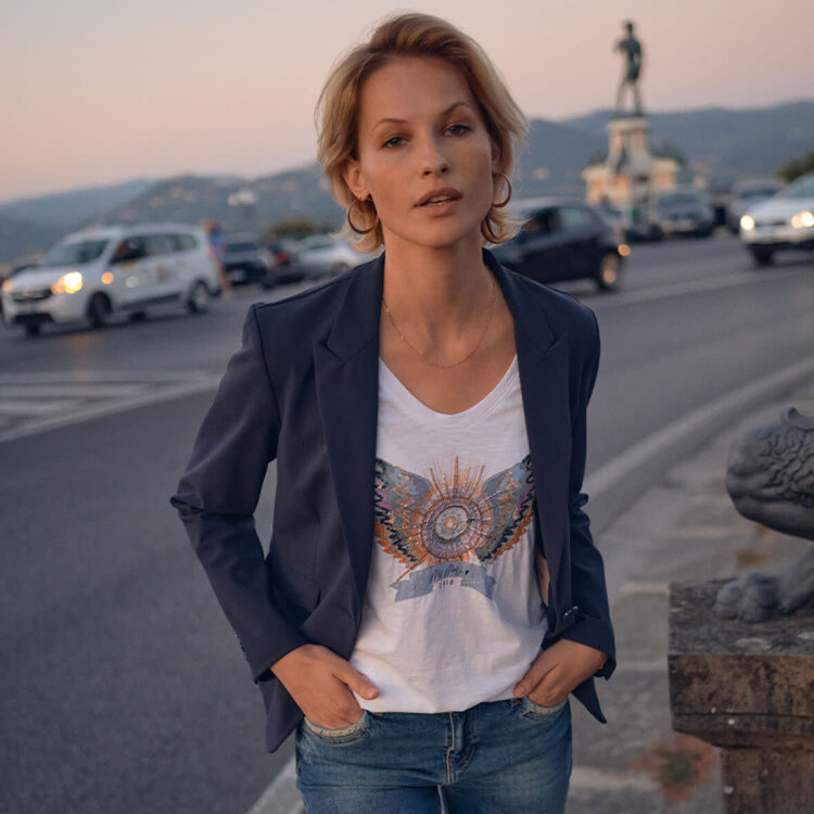 Mos Mosh Blake Izzy Blazer Salute Navy