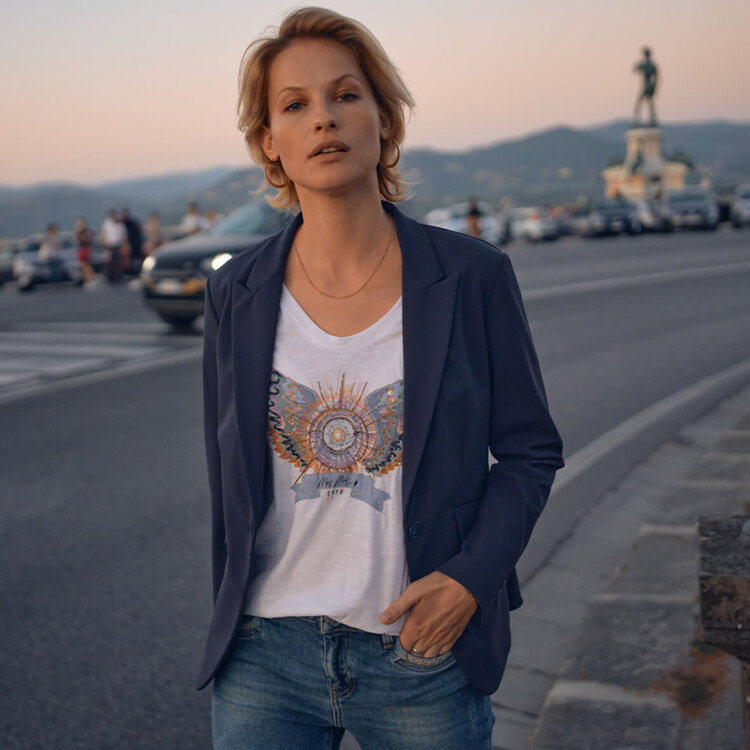 Mos Mosh Blake Izzy Blazer Salute Navy