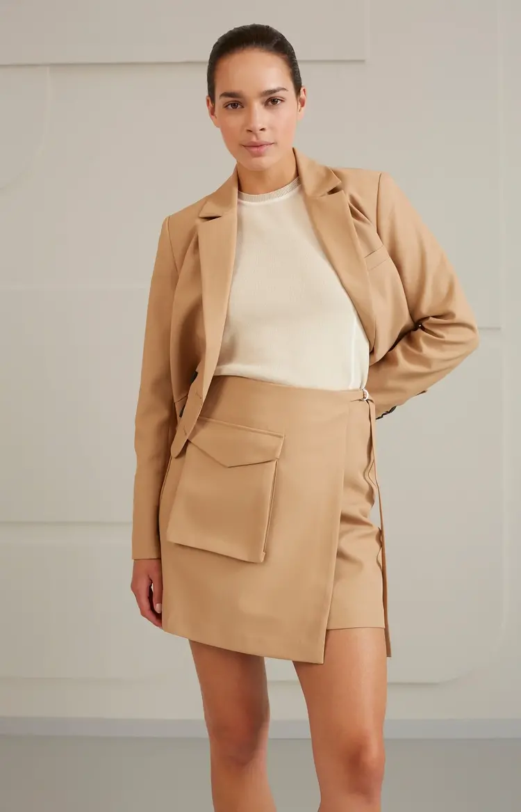 Yaya Knitted Tank Top with Stripe Details