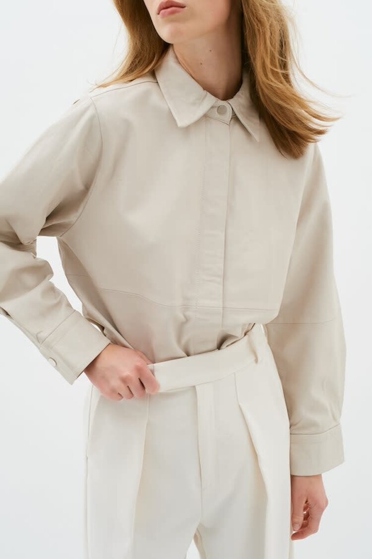 InWear Zacil Leather Top Haze