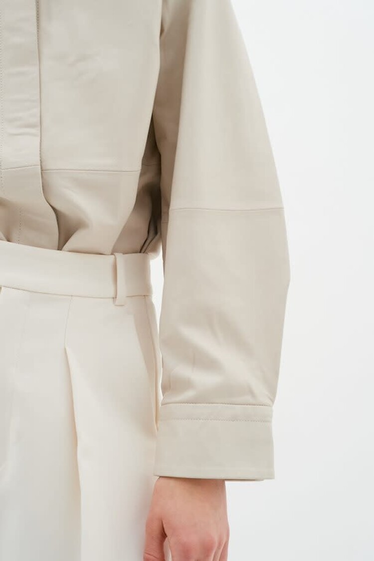 InWear Zacil Leather Top Haze