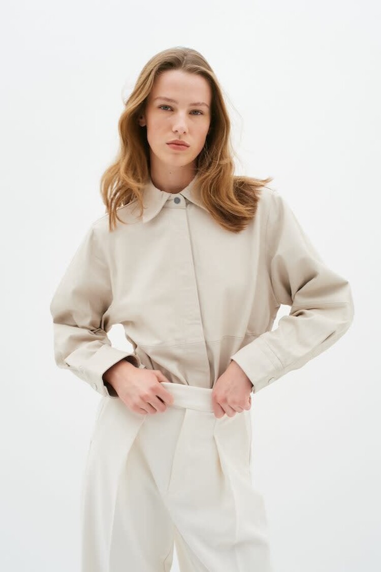 InWear Zacil Leather Top Haze