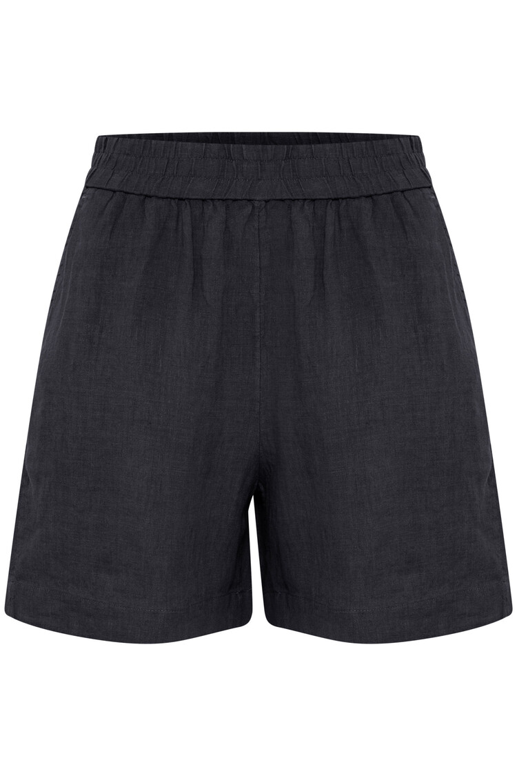 Part Two Gerd Linen Shorts Dark Navy
