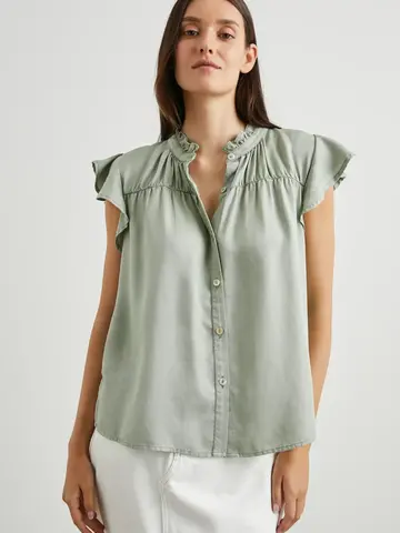 Rails Ruthie Top Sage Denim
