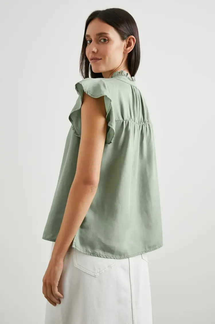 Rails Ruthie Top Sage Denim